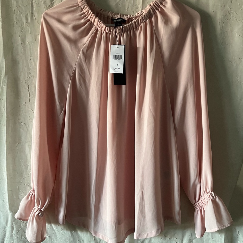 Elegant Pink Blouse by Banana Republic